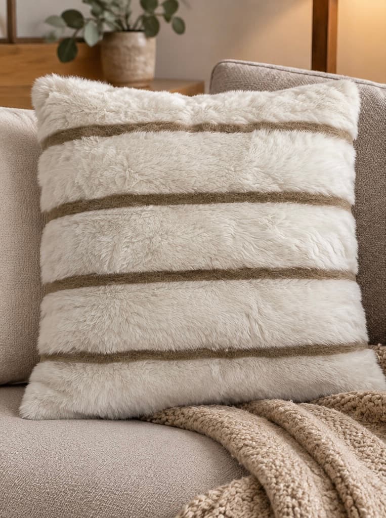 Velura – Fodera cuscino arredo in ecopelliccia 50×50 cm