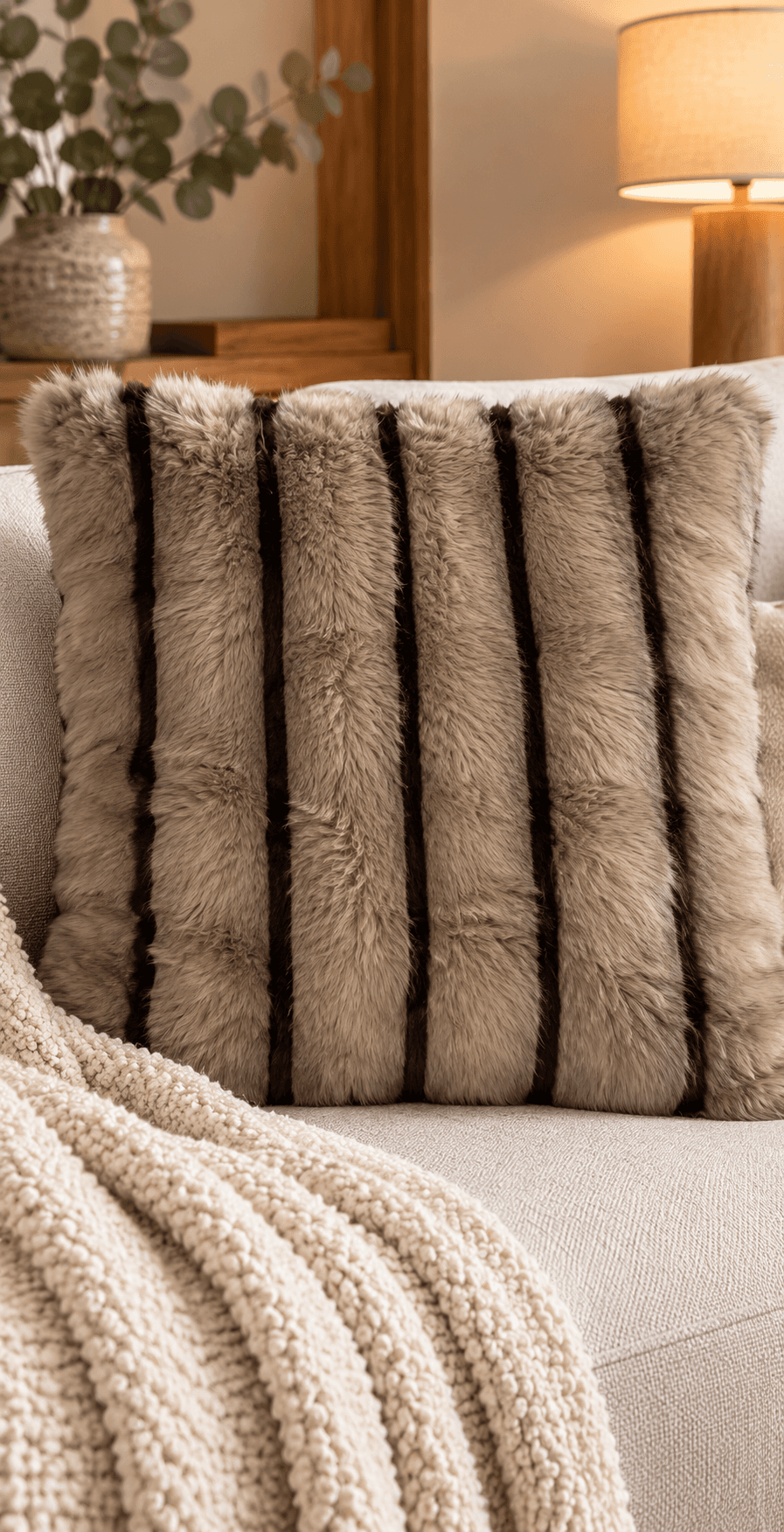 Velura – Fodera cuscino arredo in ecopelliccia 50×50 cm